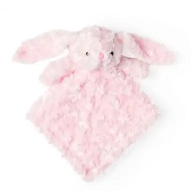 Bunny Curly Plush Security Blanket