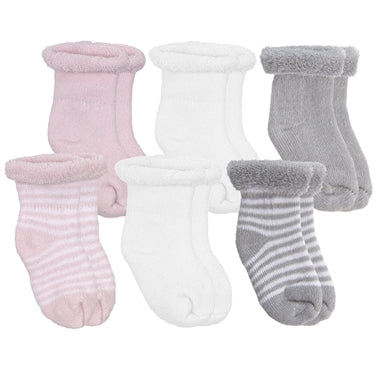 6 Pk. Newborn Socks by Kushies