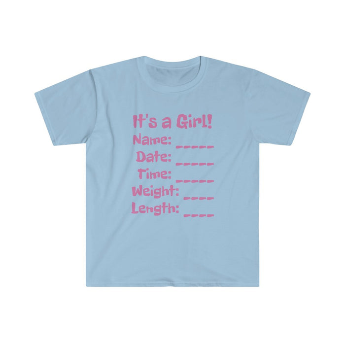 I'm A New DAD And It's A GIRL Announcement Shirt!