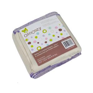 Prefolds - Unbleached Cotton Diapers 6-pack