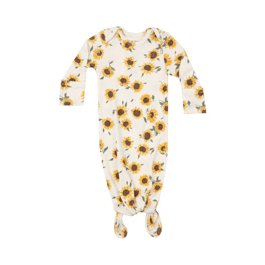 Baby Sunflowers Knotted Gown