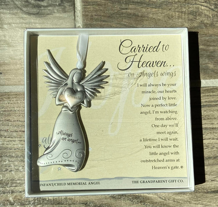 "Carried to Heaven" Angel Bereavement Gift