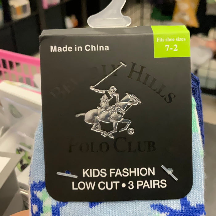 Kids low cut socks 3pk