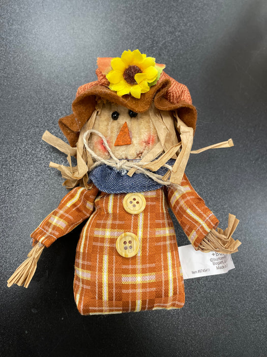 Sunflower Scarecrow Ornament