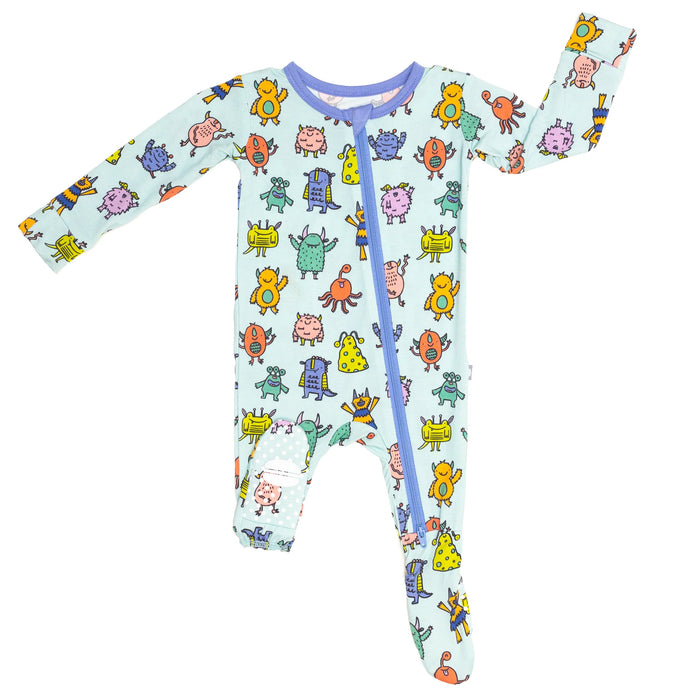 Silly Monsters Footsie 0-3M