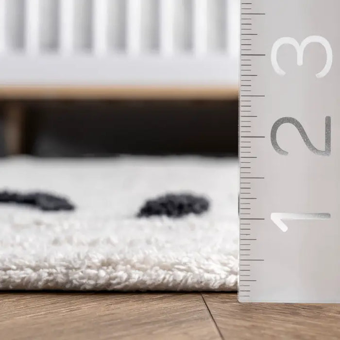 Kids Washable Round Alphabet Rug