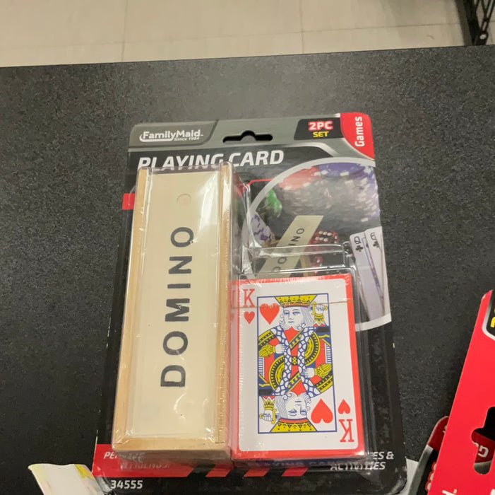 PLAYING CARDS PLUS DOMINOES SET
