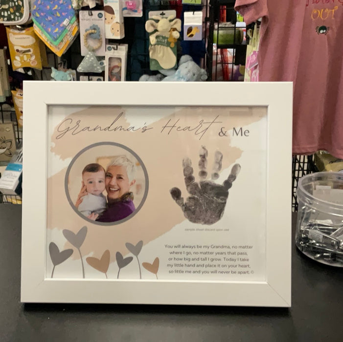 Grandma Handprint Keepsake + Polaroid