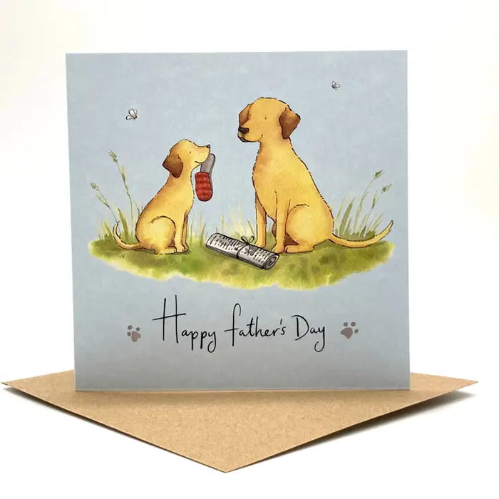 Happy Fathers Day Card (Dogs)