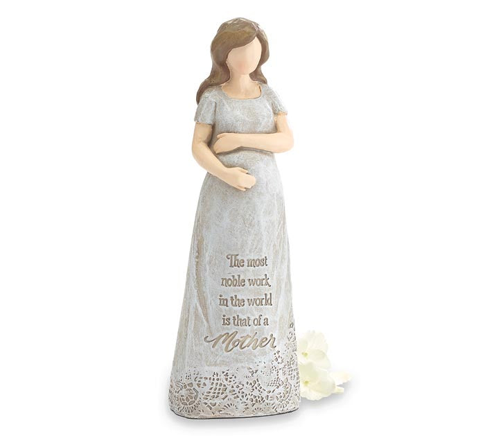 Maternity Mother Engraved Figurine