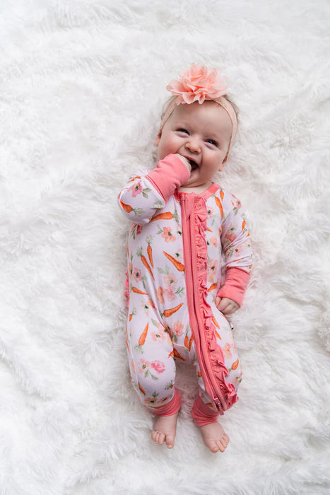 Lillian's Easter Carrots Bamboo Convertible Footie (Release Date 2/15/2024)