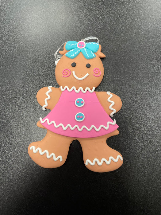 Gingerbread Clay Ornaments
