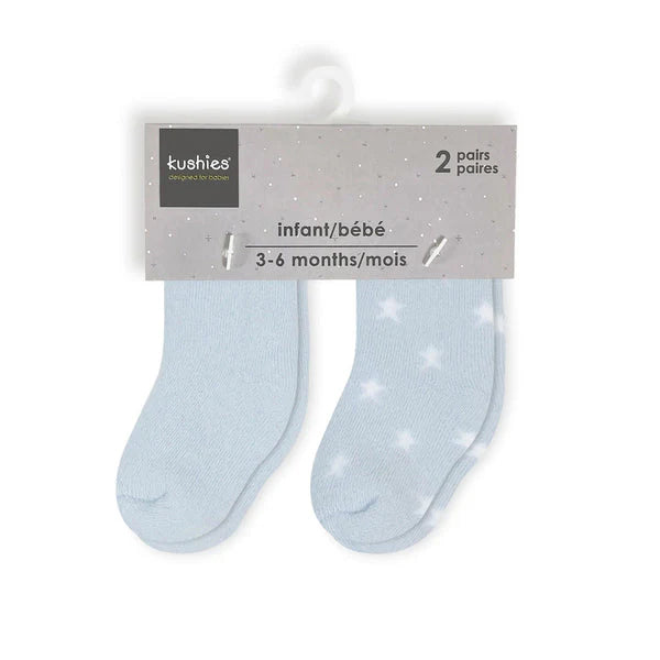 2 Pk. Newborn Socks by Kushies