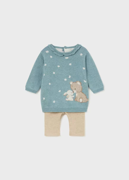 2703 Bunny and Bear Top and Legging Set