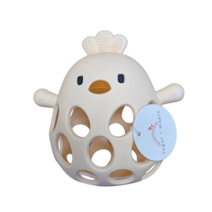 Sugar Maple Silicone Grippy Teethers