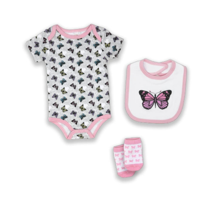 Onesie, Bib, Sock Set