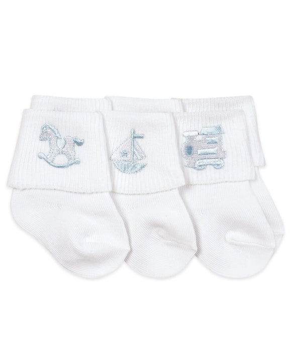 Single Pair Newborn Baby Boy Socks