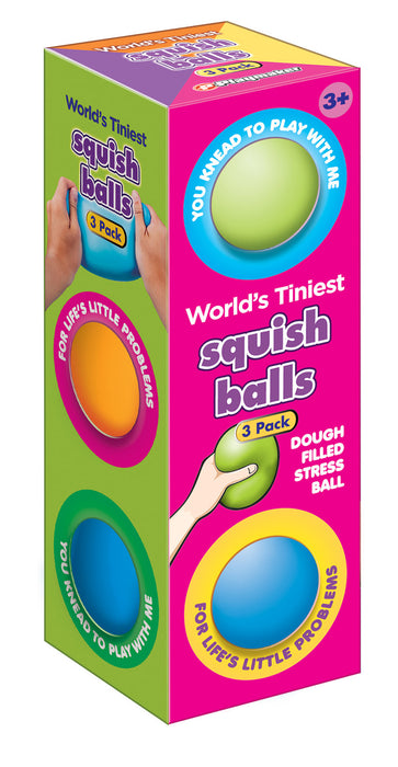 Worlds Tiniest Squish Ball 3 Pack