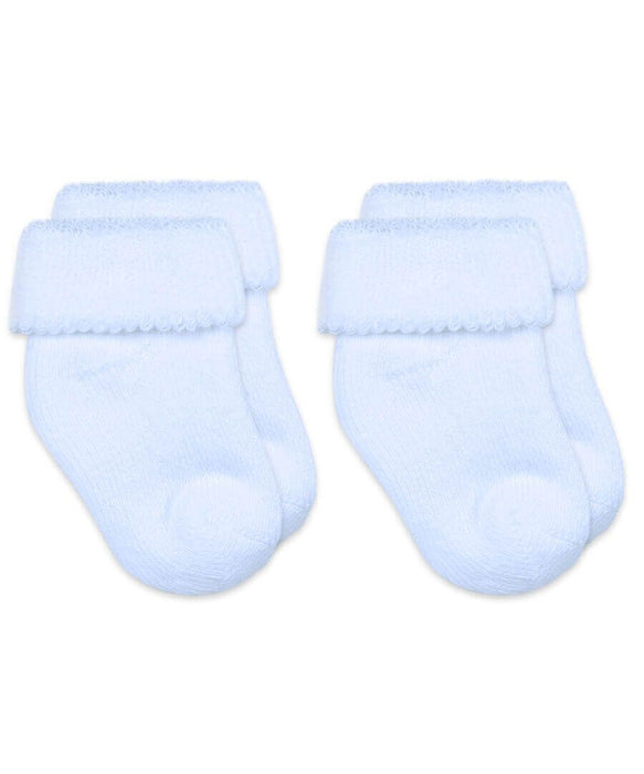 Blue Newborn Socks 2 Pair Pack