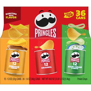 Pringles Grab & Go Potato Crisps