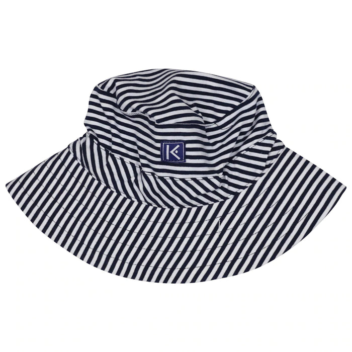 Navy and White Sun Hat