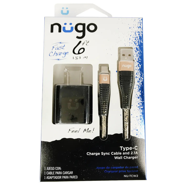 Type C USB Cable & Wall Charger (NU-TCW2)