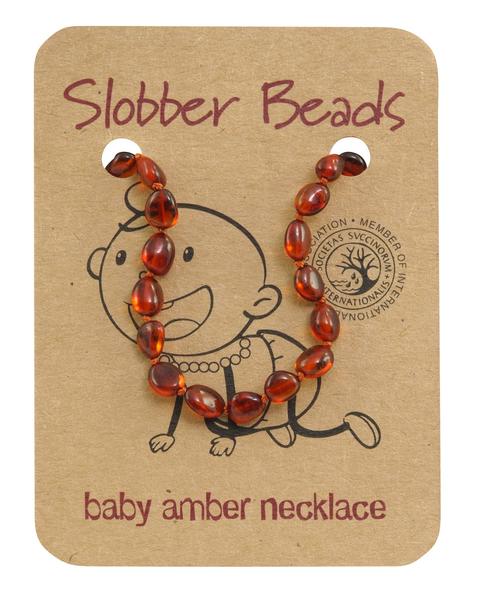 LUER 100% Classic Natural Baltic Amber Teething Necklace/Bracelet for Baby  Drooling Highest Quality Certified Raw Ambers Jewelry