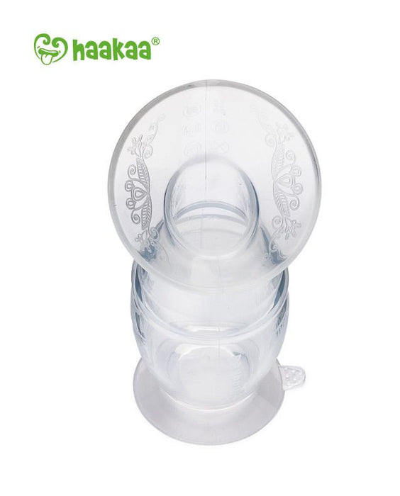 Haaka Silicone Breast Pump with Suction Base 4 oz