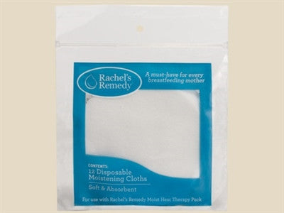 Rachel's Remedy Disposable Moistening Cloths- 12 Pack