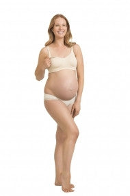 Cake Maternity Women's Maternity and Nursing Rock Candy Luxury Seamless  Contour Bra (with removable pads), Beige, Medium