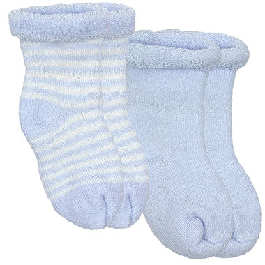 2 Pk. Newborn Socks by Kushies