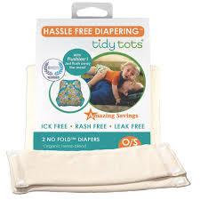 Tidy Tots No Fold Diaper 2 Pack