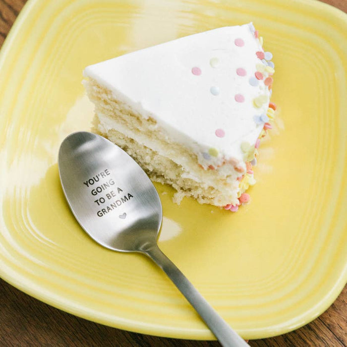 You're Going to be a Grandma Pregnancy Reveal Spoon