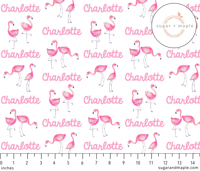 Sugar + Maple Small Blanket & Hat Set - Flamingo
