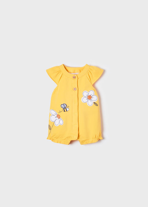 Flower With Bee Romper 1618