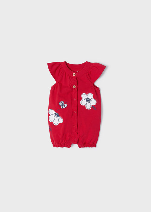Flower With Bee Romper 1618